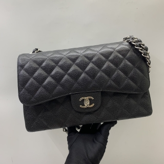 CHANEL BAG CLASSIC FLAP JUMBO 30CM W FLAP, NO23 SHW