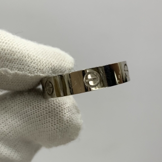 CARTIER FINE JEWELRY RING LOVE RING WG #68 7.89G W/ BOX ONLY JQD702