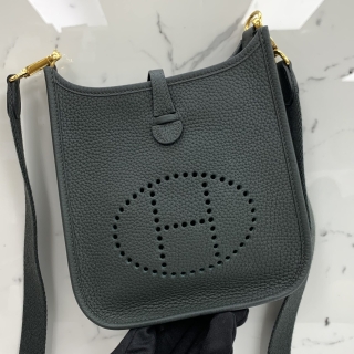 HERMES BAG EVELYN III 16 TPM MINI MANGROVE W STAMP GHW