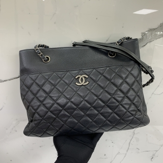 CHANEL BAG CAVIAR SKIN CHAIN SHOULDER TOTE SHW NO.23 NO CARD 24320927