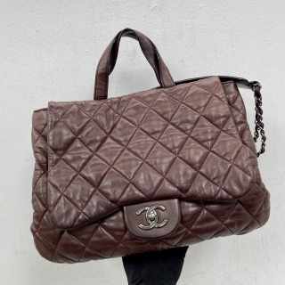 CHANEL BAG LAMBSKIN W FACE FLAP 2WAY NO.13 NO CARD 13900948