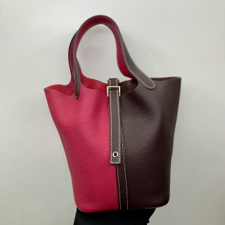 HERMES BAG PICOTIN LOCK 18 PM PHW BICOLOR, Z STAMP