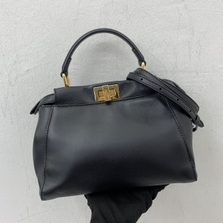 FENDI BAG PEEKABOO 8BN244 MINI 2WAY BACK GHW