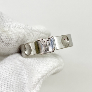 LOUIS VUITTON FINE JEWELRY RING INSERT WG RING 7.0G H26430