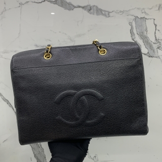 CHANEL BAG CAVIAR COCO NO5 CHAIN TOTE