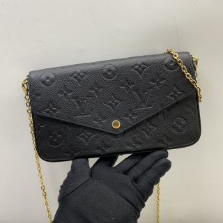 LOUIS VUITTON BAG M82477 EMPREINTE POCHETTE FELICIE BLACK RFID