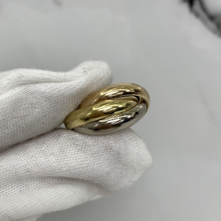 CARTIER FINE JEWELRY RING AU750 TRINITY RING ONLY NO CERT 11.33G CJ5922