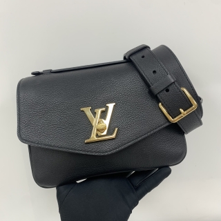LOUIS VUITTON BAG TAURILLON M22735 OXFORD LOCKME SHOULDER BAG BLACK 2 WAY (SHOULDER STRAP ONLY)