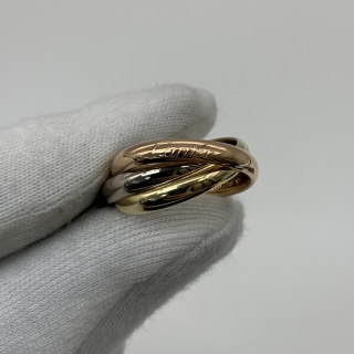 CARTIER FINE JEWELRY RING TRINITY 750 #51 FULL SET 2025 9.96G