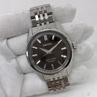 SEIKO WATCH KING SEIKO SPB285J1 6R31-00D0 FULLSET 2026 BROWN FACE