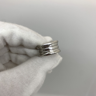 BVLGARI FINE JEWELRY RING WG750 BZERO 3 BANDS #49 (RING ONLY) 9.3G