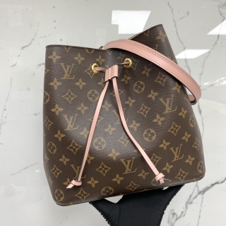 LOUIS VUITTON BAG MONOGRAM NEO NOE MM ROSE POUDRE PINK RFID
