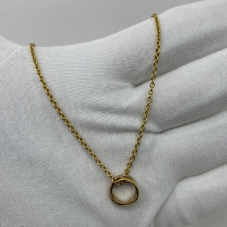 CARTIER FINE JEWELRY NECKLACE ONLY, TRINITY 750 8.7G GX0329