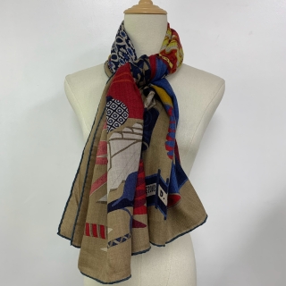 HERMES SCARF LES TRESORS DUN ARTISTE 140