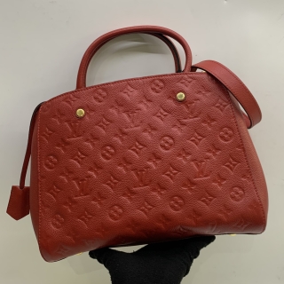 LOUIS VUITTON BAG EMPREINTE M41194 MONTAIGNE MM 2WAY RED