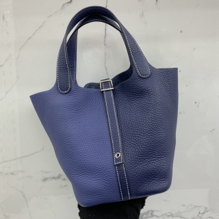 HERMES BAG PICOTIN 18 PM, SHW BI-COLOUR Z STAMP