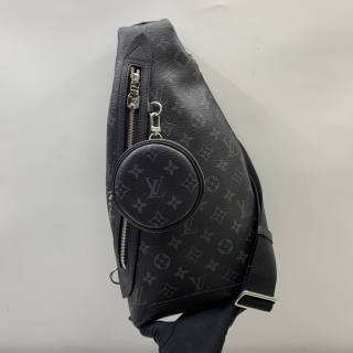 LOUIS VUITTON BAG MONOGRAM ECLIPSE DUO SLING RFID M30936