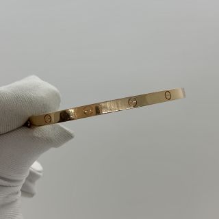 CARTIER FINE JEWELRY BRACELET LOVE BANGLE SM SM PG750, 18.7G 16# FULLSET 2022YEAR FZT138