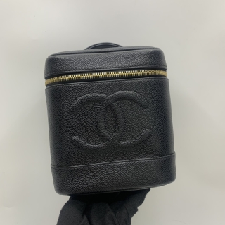 CHANEL BAG CAVIAR SKIN VANITY NO.7 2WAY WITH CARD