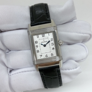 JAEGER LECOULTRE WATCH Q2668410 REVERSO DUETTO MOP WITH DIAMOND HANDWINDING WITH CERT