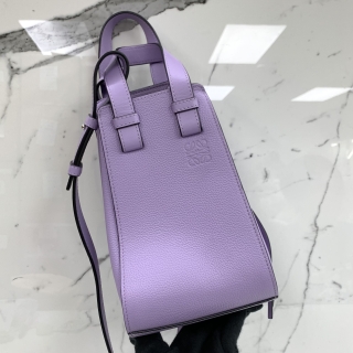 LOEWE BAG HAMMOCK SMALL PURPLE