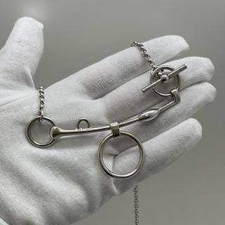HERMES FASHION JEWELRY NECKLACE MORS DE BRIDE AG925