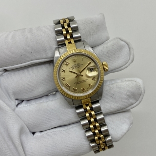 ROLEX WATCH OYSTER PERPETUAL 69173 DATEJUST W/CERT 1997 T704224