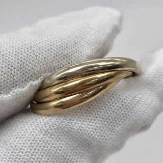 CARTIER FINE JEWELRY RING TRINITY 750 WG 5.73G #56 (RING ONLY)