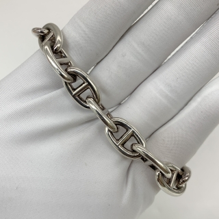 HERMES FASHION JEWELRY BRACELET CHAINE D'ANCRE BRACELET MM SV925 51.97G 15PCS