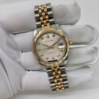 ROLEX WATCH DATEJUST 178341G DATEJUST 31  COMPUTER FULLSET 2011 85Z5Y907