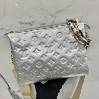 LOUIS VUITTON BAG BUBBLEGRAM COUSSIN PM ARGENT RFID M57913