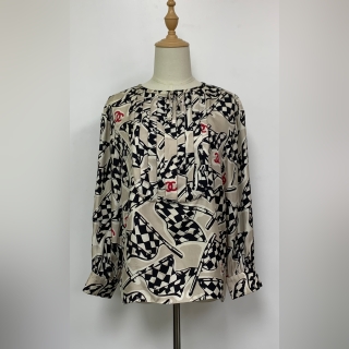 CHANEL CLOTHES SHIRT P73999 LONG SLEEVE LOGO