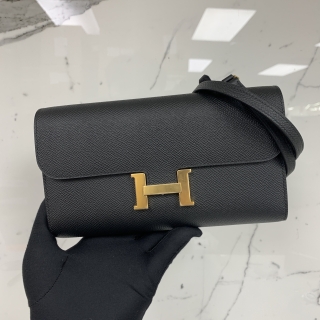 HERMES BAG CONSTANCE TO GO EPSOM G STAMP GHW BLACK