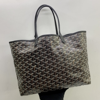 GOYARD BAG SAINT LOUIS PM TOTE W/POUCH BLACK