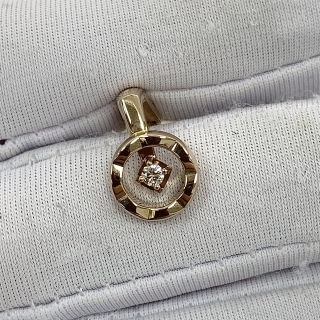 CHANEL FINE JEWELRY EARRINGS J13311 EAR CLIP YG750  1PD 2.88G FH0700