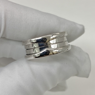 BVLGARI FINE JEWELRY RING B.ZERO1 #49 WG750 9.19G (RING ONLY)