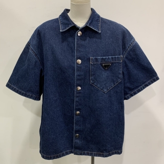 PRADA CLOTHES SHIRT DENIM #S