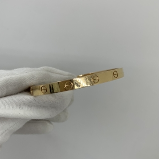 CARTIER FINE JEWELRY BRACELET LOVE BRACELET PG750 #18 FULLSET 2024 33.08G YMO569