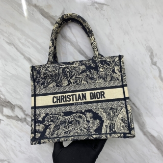 DIOR BAG BOOK TOTE SMALL TOILE DE JOUY 50-MA-0222