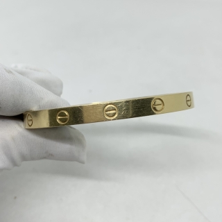 CARTIER FINE JEWELRY BRACELET LOVE W/ DRIVER YG 33.4G FULLSET 2018 GJF148