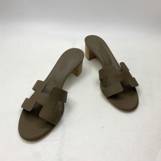 HERMES SHOES OASIS ETOUPE #38
