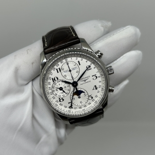 LONGINES WATCH L2.673.4 L26734783 MASTER COLLECTION CHRONO MOONPHASE W/CERT 2025 56540497