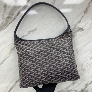 GOYARD BAG BOHEME PM SAC HOBO WITH POUCH BROWN NAVY ADM020257