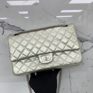 CHANEL BAG 2.55 MEDIUM SLIVER CHAIN SHOULDER NO.12 NO CARD 12494231