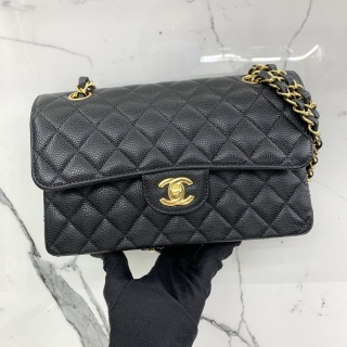 CHANEL BAG CLASSIC FLAP CAVIAR SKIN SMALL 23CM W FLAP NO.31 314430566
