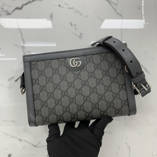 GUCCI BAG OPHIDIA 795467 SMALL SHOULDER BAG GREY