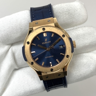 HUBLOT WATCH CLASSIC FUSION 565.OX.7180.LR BLUE 38MM YG750 AUTOMATIC 103.11G FULL SET 2021 1319293