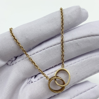 CARTIER FINE JEWELRY NECKLACE BABY LOVE AU750 6.67G QO4693 NECKLACE ONLY