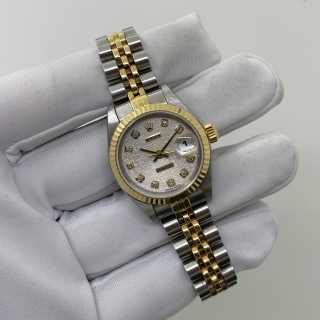 ROLEX WATCH DATEJUST 79173G K SERIAL SILVER COMPUTER FACE JUBILEE LADIES WATCH WITH BOX ONLY K764117