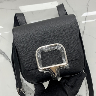 HERMES BAG DELLA CAVALLERIA MINI BAG II BLACK/NOIR B STAMP